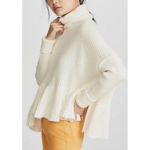 Free People Layer Cake Sweater In White Color Sz S